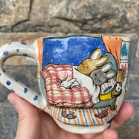 Image 1 of Bunnies' chill morning - Ceramic Mug