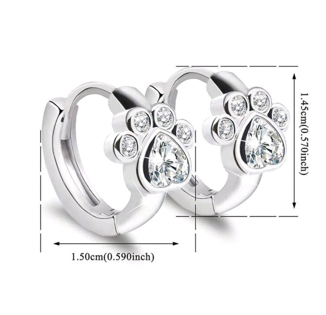 Image of Sparkly Paws Huggies