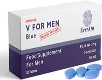 10 Blue Tablets x 100 mg Men Sex Pills Sexual Potency Erection Libido