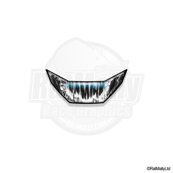 Image of Headlight Stickers to fit BMW F900R BSB Motorrad Cup.