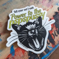 Image 1 of Tell Your Cat Sticker