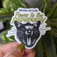 Image 2 of Tell Your Cat Sticker