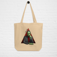 Spooky Jeff Goldblum tote