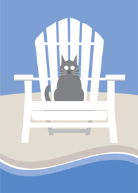Image 3 of Beach Chair Cat Collection