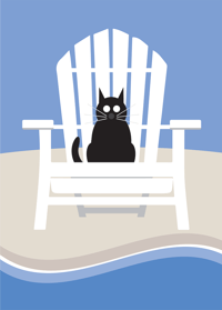 Image 2 of Beach Chair Cat Collection