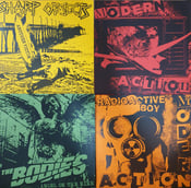 Image of BODIES/MODERN ACTION/SHARP OBJECTS Limited clear wax 7" reissues