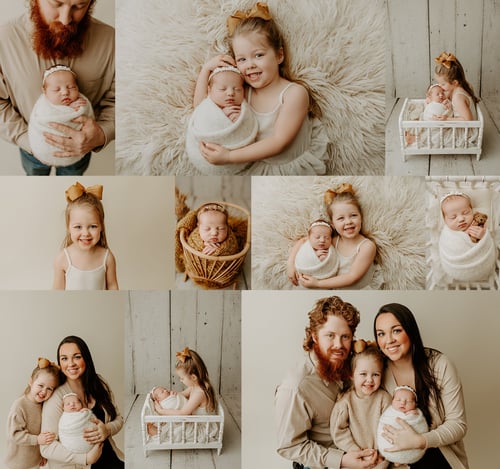 Image of Simply Wrapped Newborn Session