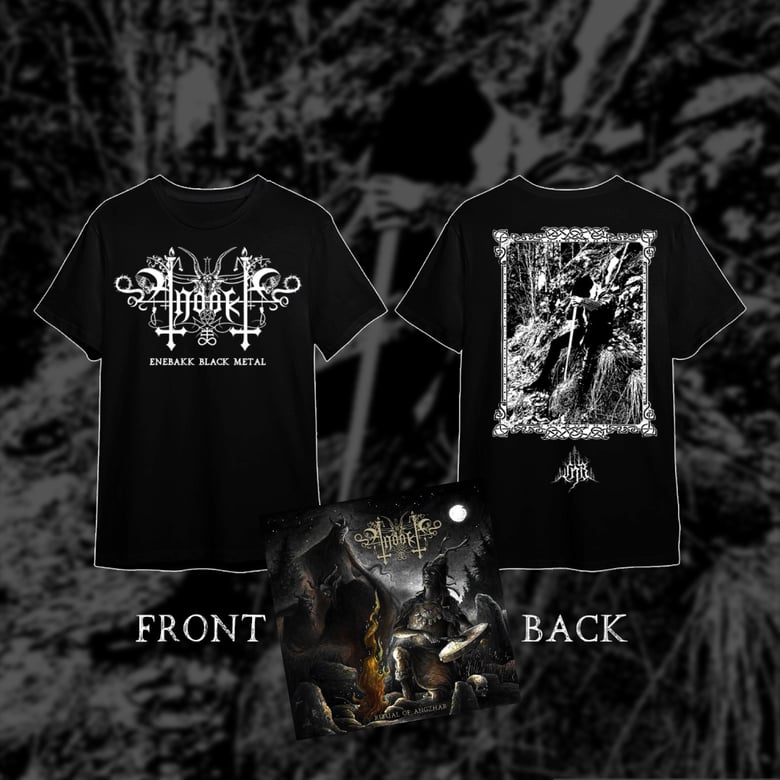Image of ANDAKT (NOR) „Enebakk Black Metal“ Shirt + CD Bundle *PREORDER*