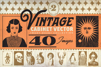 Image 1 of Vintage Cabinet Vector Vol.2