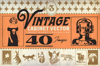 Image 1 of Vintage Cabinet Vector Vol.3
