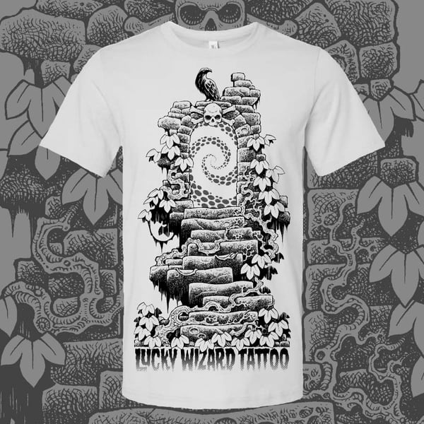Image of Lucky Wizard Tattoo- Portal T-shirt
