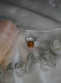 Image 2 of Fiery Carnelian Ring / Stainless Steel