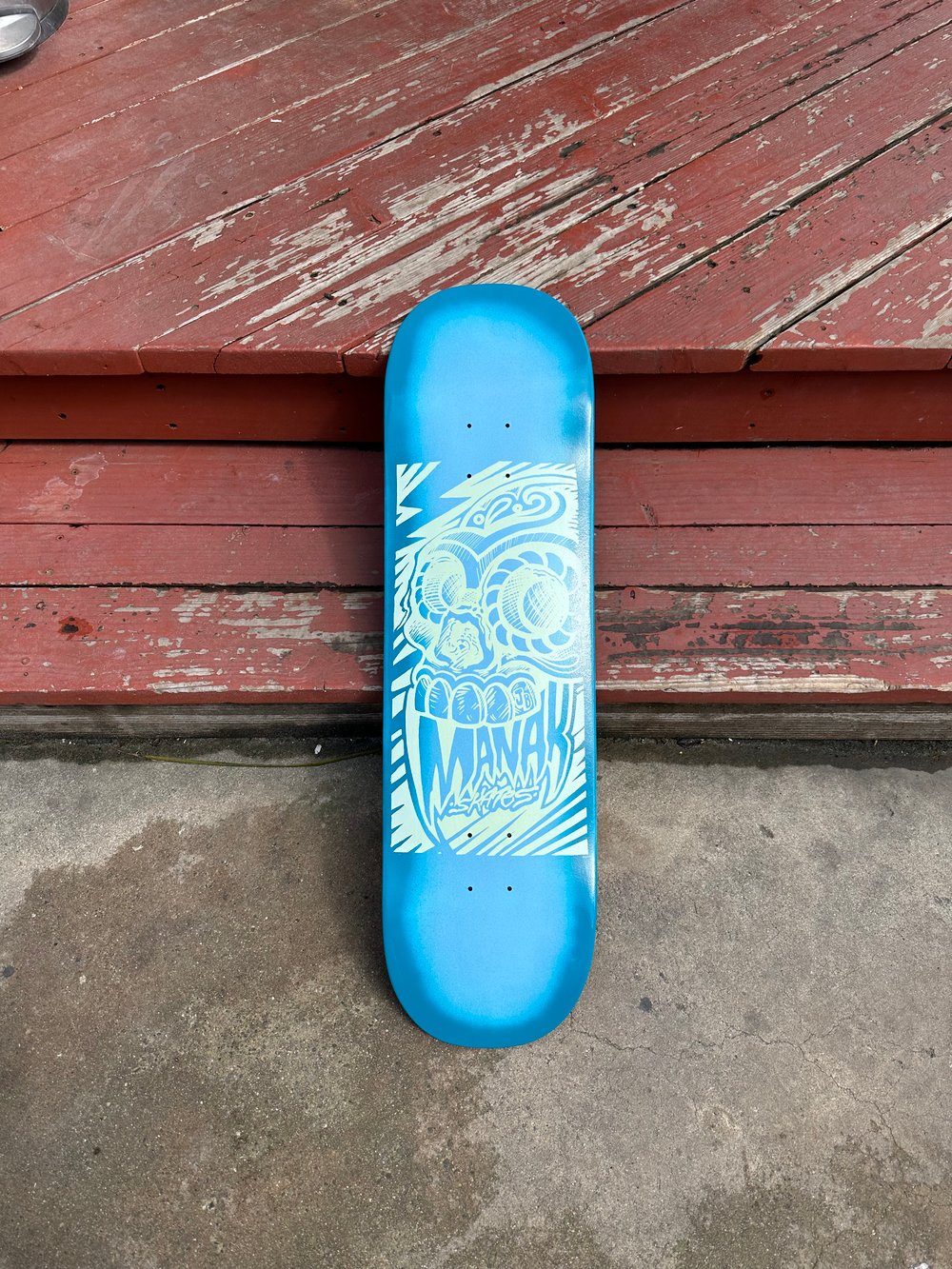 9" Popsicle - JB Blue Halo Graphic