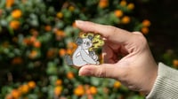 Image 3 of Koala Tea Time (Enamel Pin)