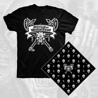 MILWAUKEE METAL FEST SHIRT + BANDANA BUNDLE