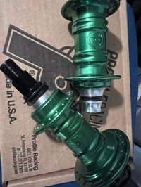 Profile Mini Hubset Green 14mm Rear Axle 3/8 Front Axle 9t Driver