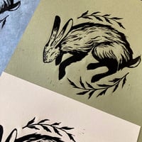 Image 3 of Gravitate Linocut Print