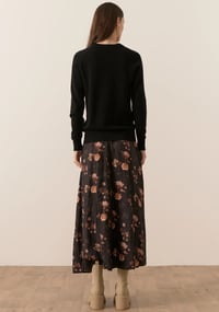 Image 4 of pol Lila silk crushed skirt