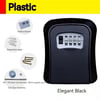 Wall Mount Key Lock Box 4 Digit Password Code Security Lock No Key for Home Office Key Safe box