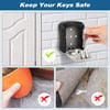 Wall Mount Key Lock Box 4 Digit Password Code Security Lock No Key for Home Office Key Safe box