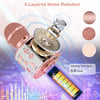 Karaoke Microphone for Kids Singing, 5 in 1 Wireless Bluetooth Microphone with LED Lights Karaoke Ma