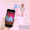 Karaoke Microphone for Kids Singing, 5 in 1 Wireless Bluetooth Microphone with LED Lights Karaoke Ma