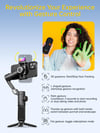 AOCHUAN 3-Axis Gimbal Stabilizer for Smartphone, Gimbal w/RGB Magnetic, Upgraded Face Tracer