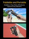 AOCHUAN 3-Axis Gimbal Stabilizer for Smartphone, Gimbal w/RGB Magnetic, Upgraded Face Tracer