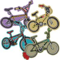 SPRING ILLUSTRATED BICYCLE STICKER COLLECTION