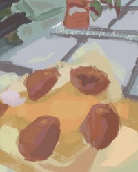 Eggs Spilled from a Soggy Carton (4R Print)