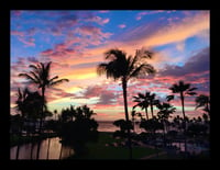 Framed Hawaii Sunset