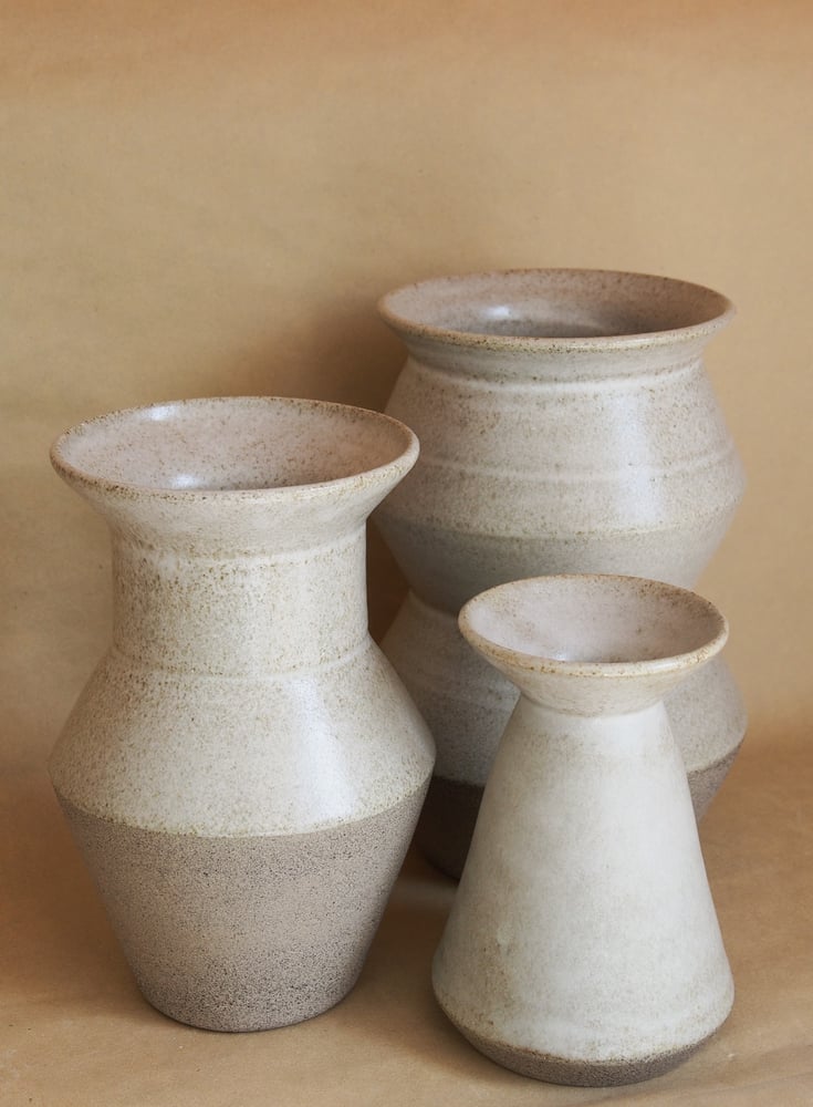 Image of Narrow angled vase  - Kirikiri