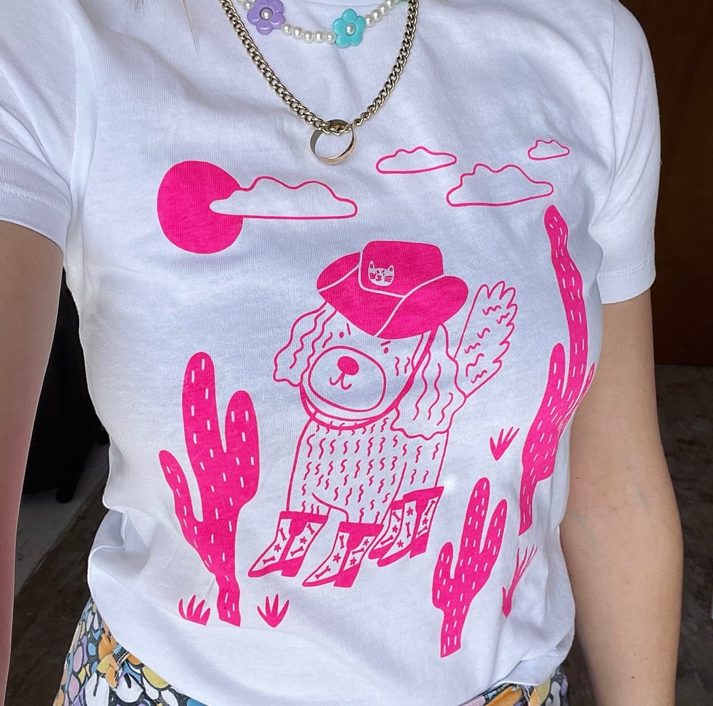 Image of Howdy PAWTNER Fitted Tee