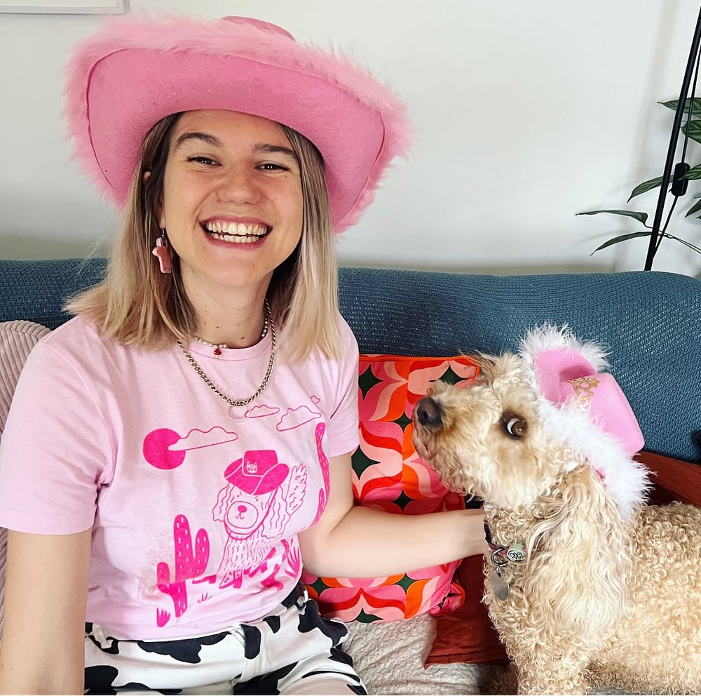 Image of Howdy PAWTNER Fitted Tee