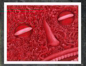 Dédale Rouge- Print limited edition