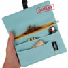 Water-repellent tobacco pouch AQUA [OUTLET]