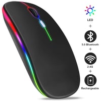 Wireless and bluetooth mouse 