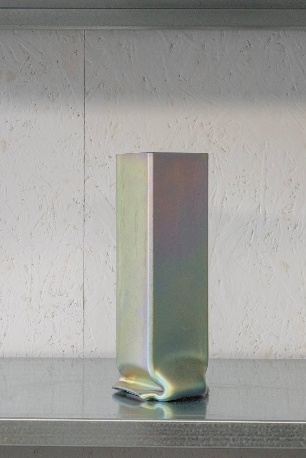 Image of SAMPLE ** Pressure Vase Square Tall, Zinc Plated #12
