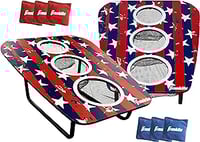 Franklin Sports Bean Bag Toss Yard Game – 3 Hole Cornhole