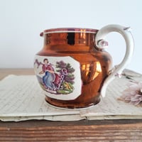 Image 4 of Lovely Weathered Lustre Hope Jug