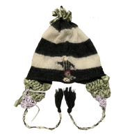 football ribbon hat