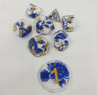 Image 2 of **PRE-ORDER** Delft Blue (D20 Standard Single, 30mm D20 Single, Full Set Simple, Full Set Intricate)