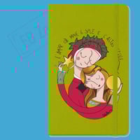 Image 1 of Notebook 148X210 (A5), Copertina rigida, elastico - Dante Amor (ODL002)