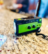 Image 6 of Portable Solar/Hand Crank Cell Phone Charger Emergency Radio - 4000mAh