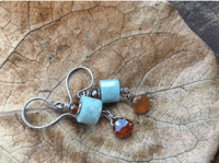 Image 4 of Amazonite and Hessoise earrings/ n66