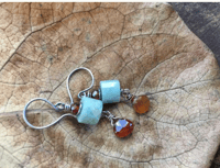 Image 6 of Amazonite and Hessoise earrings/ n66