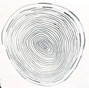 Image of ONLINE ~ The Wisdom of the Spiral in Watercolor ~ with Georgia Carbone ~ Wednesday 8/21, 5:30-7pm