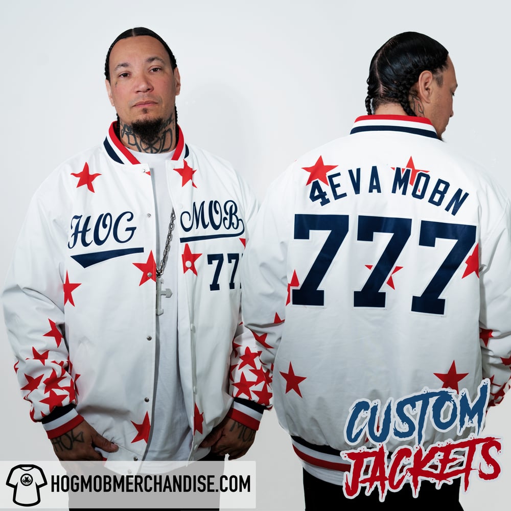 Image of Patriotic HOG MOB Jacket (Customize your name!)