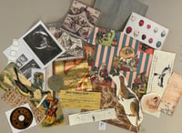 Image 3 of Vintage Ephemera lot - Journal Scrapbook Mixed Media 65+ Piece Pack - LOT F with FREE shipping