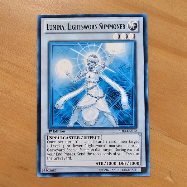 Image of Lumina, Lightsworn Summoner Sunbleached Card